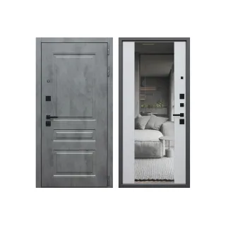 Входная металлическая дверь АСД Лира с зеркалом 